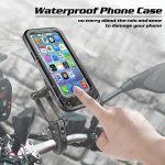 Rain-Proof Phone Holder Bicycle Handle Waterproof